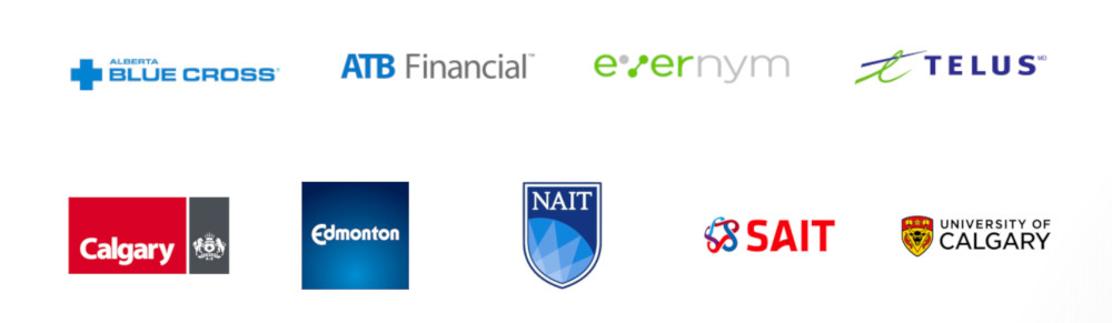 A few of the Alberta Credential Ecosystem's participating organizations