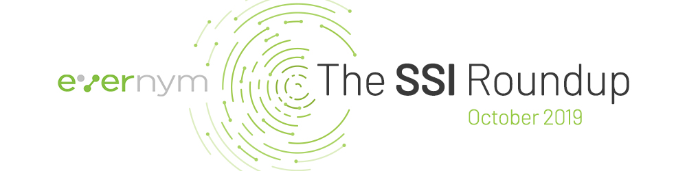 The SSI Roundup, October 2019 Edition
