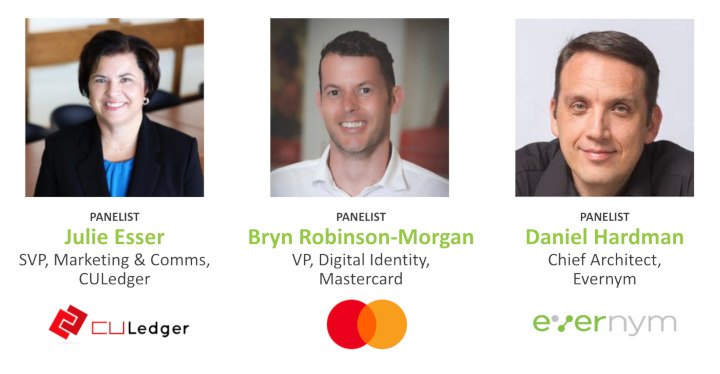 CULedger, Mastercard, and Evernym join a panel on safe credentials