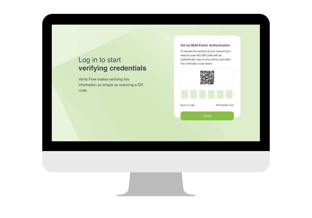 Verity Flow offers a no-code web interface for issuing and verifying digital credentials