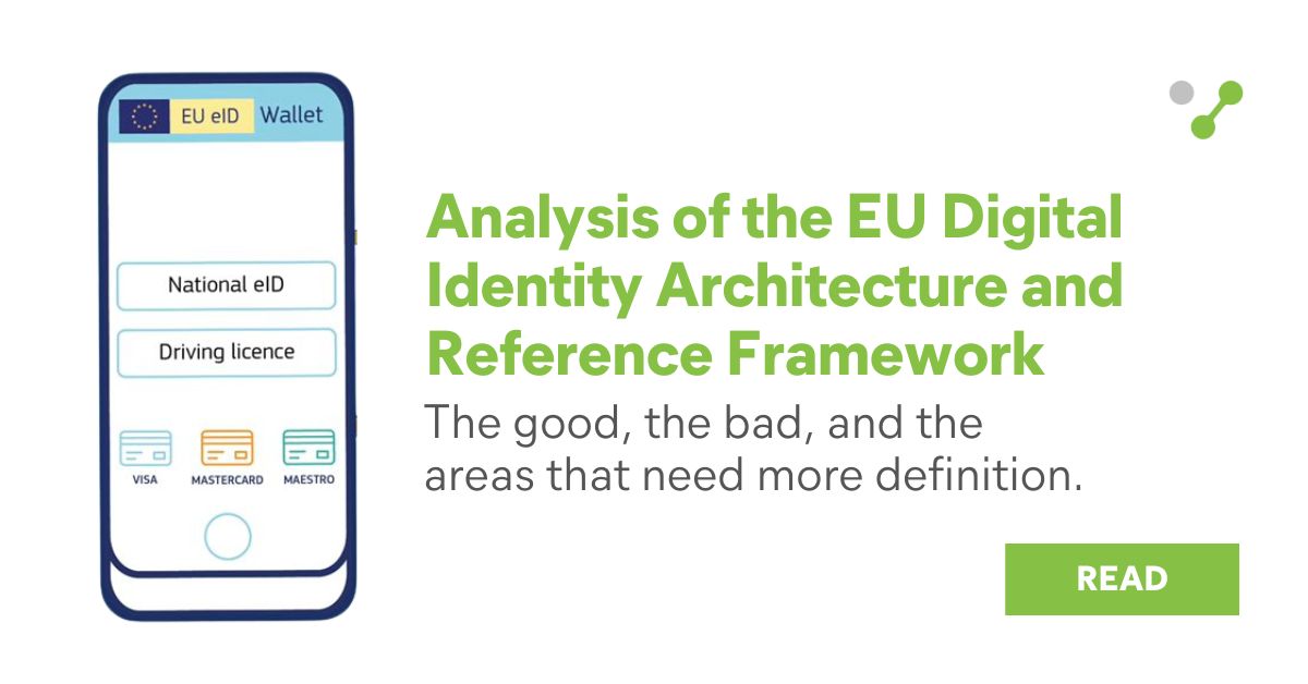 Evernym's analysis of the EU digital identity architecture and reference framework (ARF)